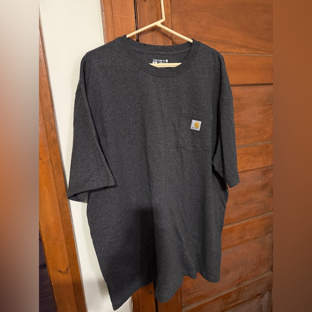 Carhartt Men's Charcoal Gray Pocket Tee